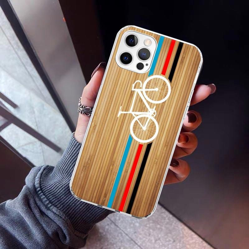 Bicycle Bike Sport Phone Case For iPhone 17 Air 16 15 Pro Max 14 Plus 13 Mini 12 11 Cover 7 8 SE Silicone Shell Print Fundas 17