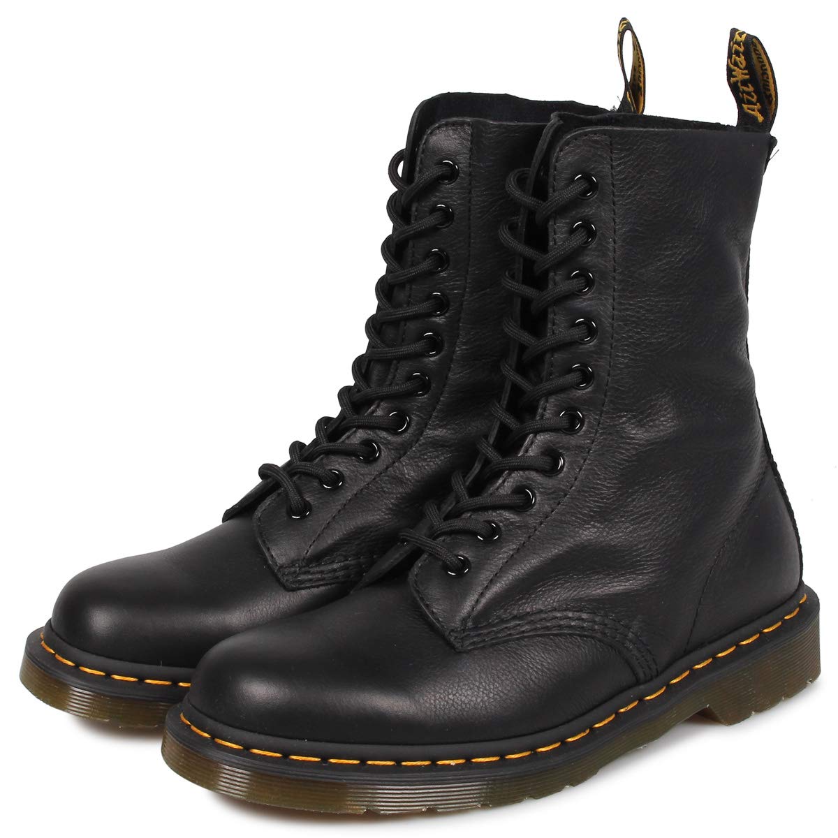 Доктор. Ботинки Dr. Martens 1490 W с 10 люверсами Черные R22524001 UK4 чёрный