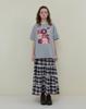 Nokeontencheu 225. Clover Tee _ Melange Gray