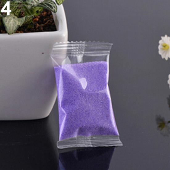 

1 пакет красочный кварцевый песок миниатюрный бак аквариум бонсай горшок сказочный садовый декор фиолетовый