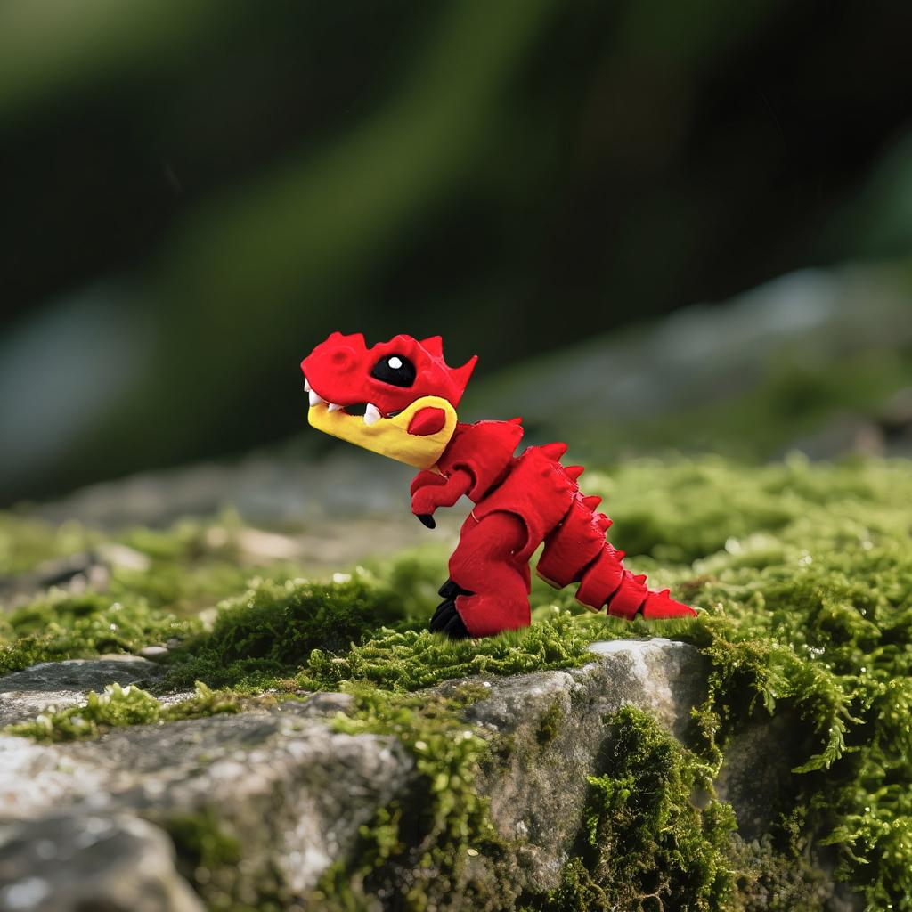 3D Printed Dinosaur Joint Movable Toy Creative Ornaments Holiday Birthday Gifts