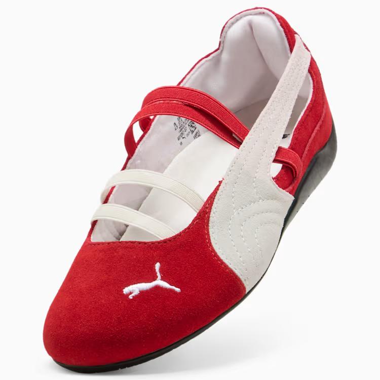 401287-07 Puma Speedcat Ballet Suede For All Time Red Puma White (Women's)