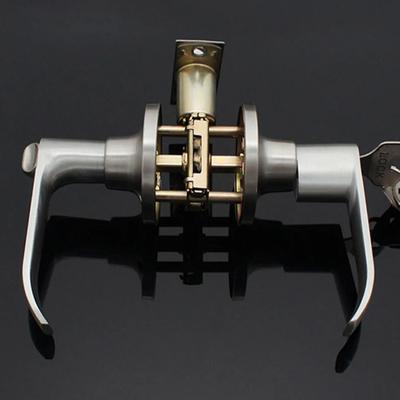 Door Lever Lock Stainless Steel Locking Door Handle Interior Lever Lock Door Knob Replacement for Bedroom Front Door
