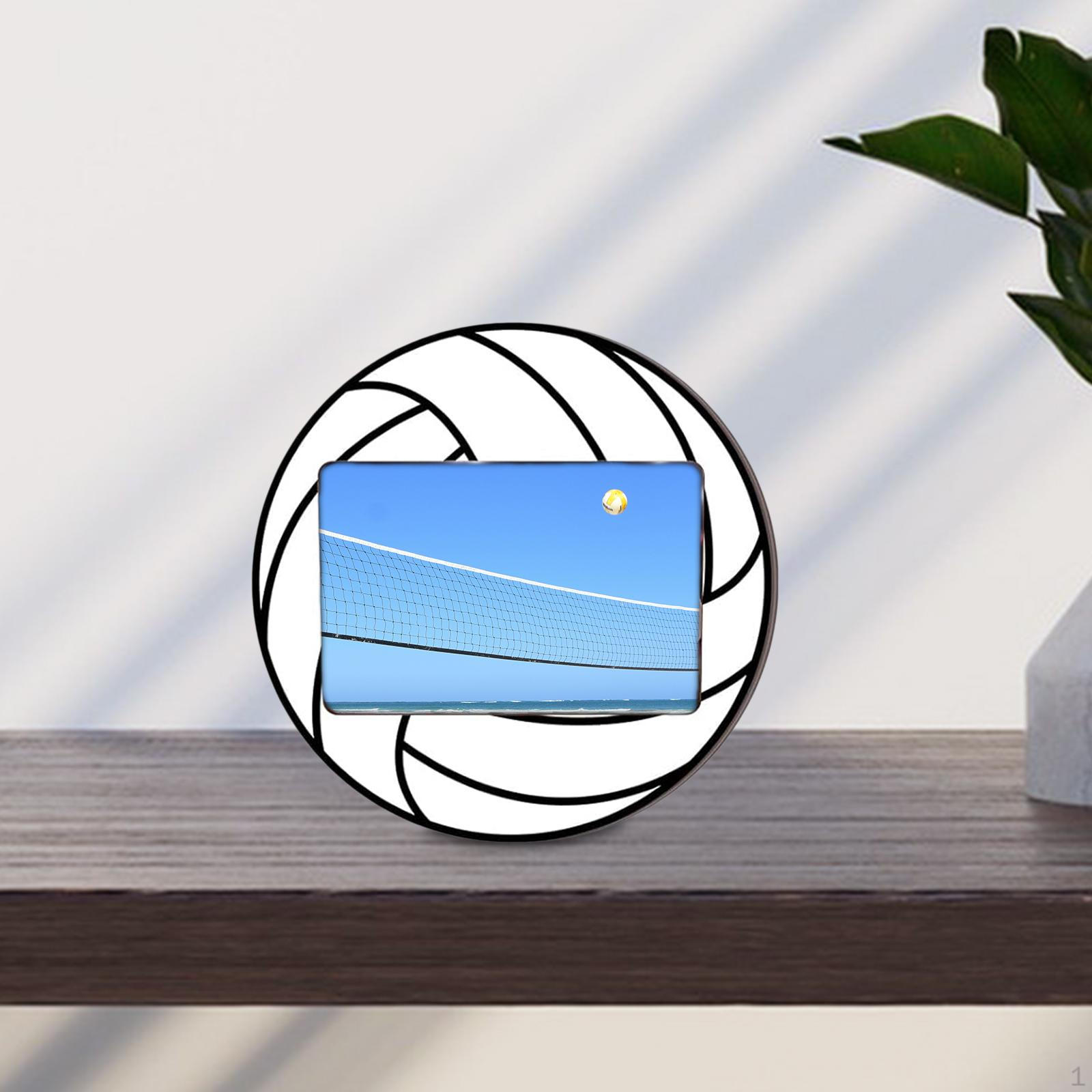 

Wooden Photo Frame for Table Display Themed Picture ,Athlete Decoration Birthday Gifts volleyball
