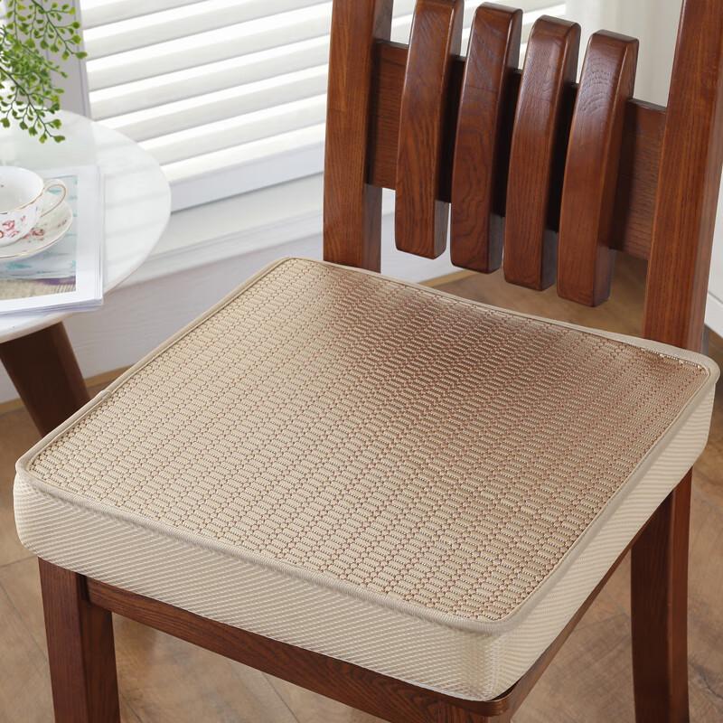 Yaz için Kalınlaştırılmış Kaymaz Buz İpeği Rattan Sandalye Minderi