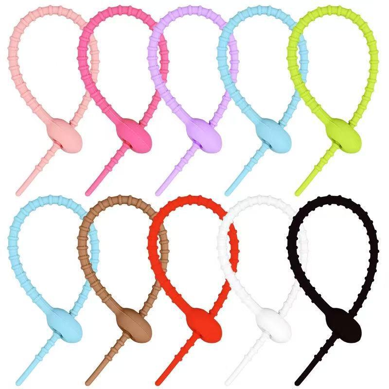 Stretchable Silicone Keychain and Toy Cord