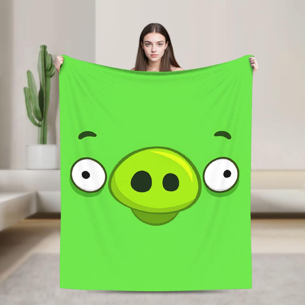 Warm Cozy Throw Blanket Plane Travel An Angry Face And Eyes Funny Meme Blankets Flannel Bedspread For Bedroom Sofa Bed Cover