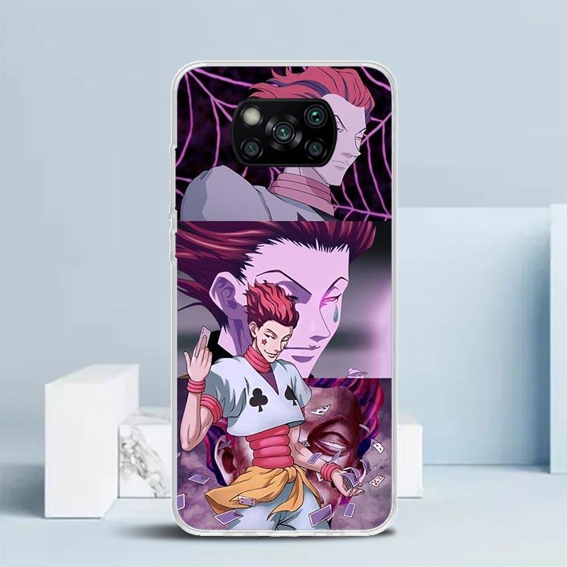 HunterX Hisoka Phone Case For Xiaomi Poco F7 Ultra X5 X6 X7 Pro M7 Redmi 15C 15 13C 13 12C 12 10C 10 10A 9 9C 9A 9T Cover Poco X