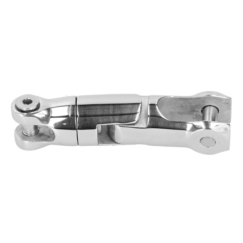 Boat Anchor Swivel Connector 3 Joint 316 Stainless Steel Mirror Polished Hardware for 0.4‑0.5in Chain