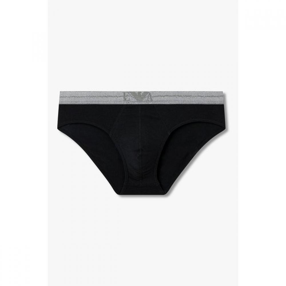 Emporio Armani Men S Banded Brief With Logo Detail  0816111160 M(100)