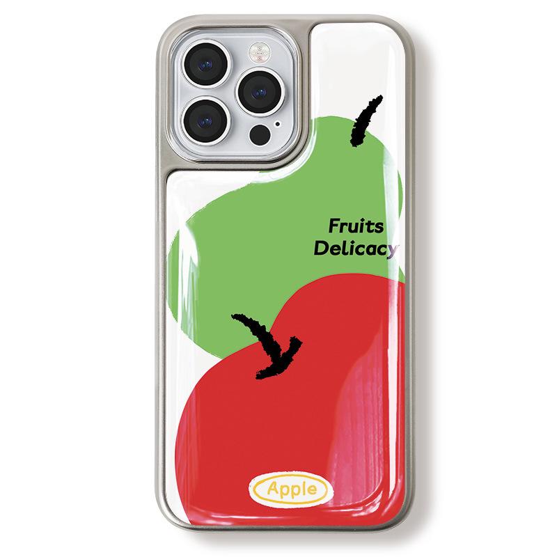 Electroplated Silver Edge Drip Glue Case for iPhone 16, iPhone 15, iPhone 14 Pro Max, and Huawei P70 Pro