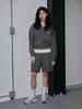 Luvm Wide Collar Sweatshirts_Dark Gray