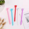 Back To School Season 10pcs 0.5mm Cartoon Cute Neutral Pen Creative Love Shape Water Pen Office Smooth Durable Sign Pen Student Stationery
