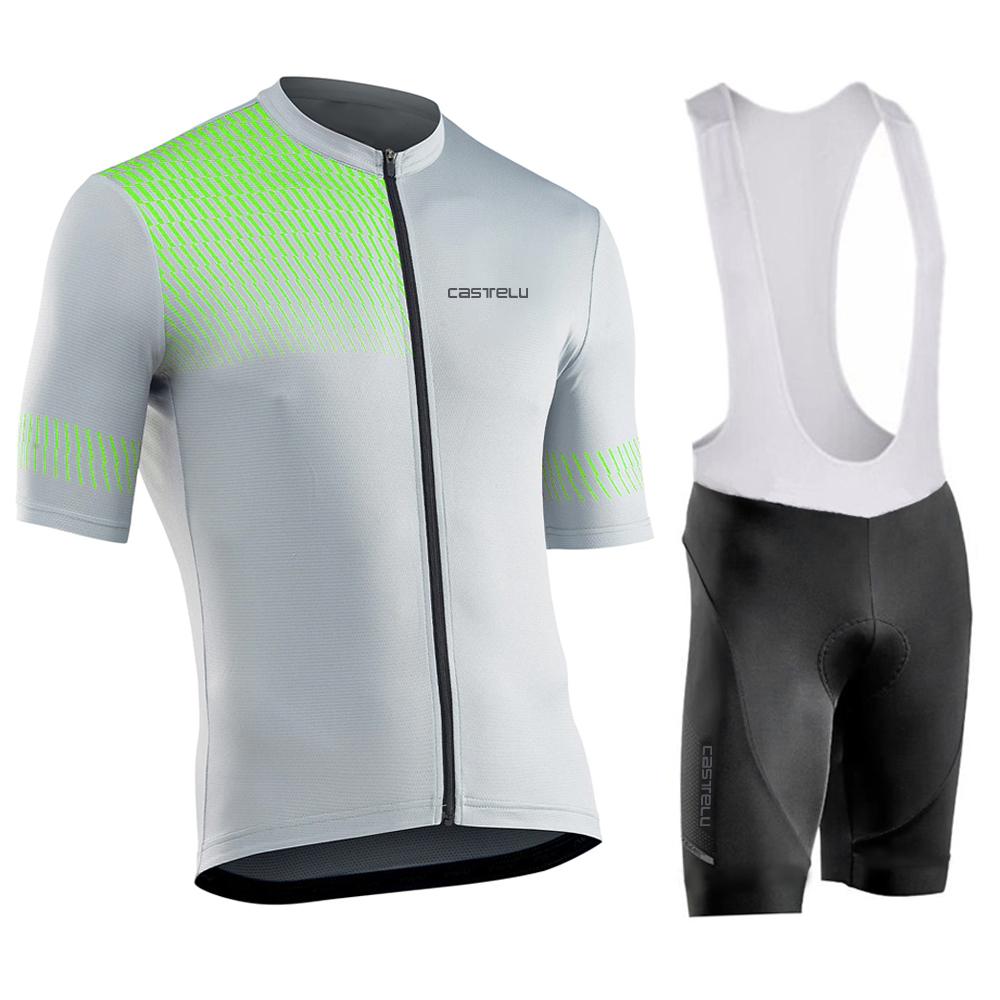 Men Breathable Bicycle Cycling Clothing Short Sleeve Mountain Bike Jersey Outdoor Sportswear Suit 2026 Summer Breathable Cycling Suit Set