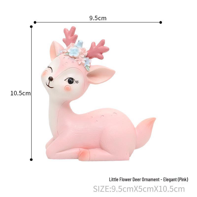 Charming Spotted Deer Car & Home Resin Ornament
