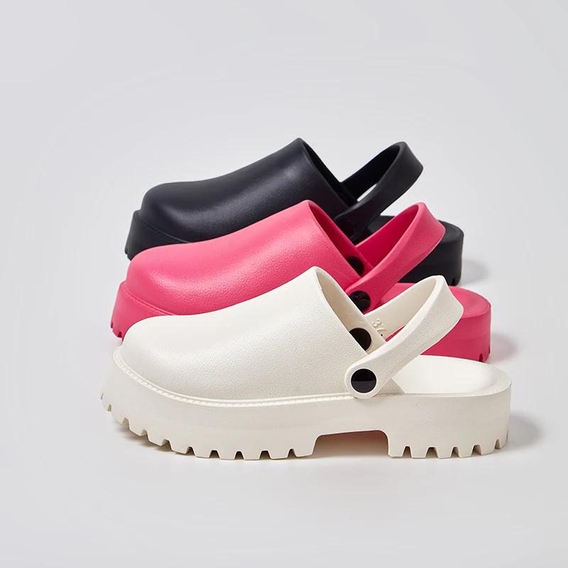 Fashion Nursing Clogs EVA Medical Shoes for Women Men Hospital Doctors Nurse Surgical Footwear Light Weight Anti Slip Garden Slippers