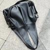 American retro oil wax leather large-capacity tote bag black high-end versatile shoulder underarm bag commuter messenger bag