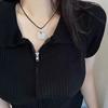 Hellokitty Necklace Schoolgirl Cute Girl Hello Kitty Collarbone Chain Pendant Summer Colorless Girlfriend