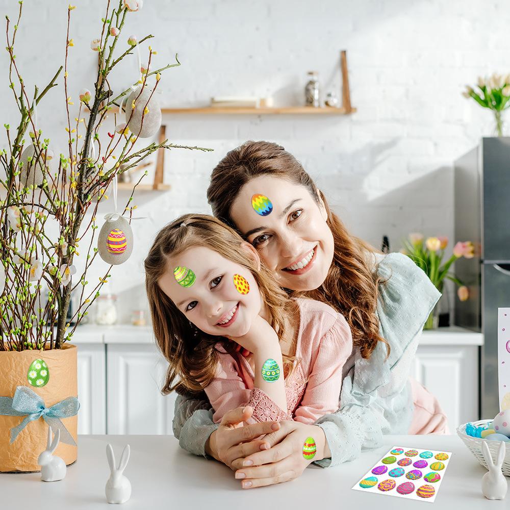 New Styles, Cartoon Easter, Children's DIY Easter Eggs, Gift Stickers, Party Baking, Cake Decoration Stickers, Holiday Supplies