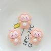 10Pcs New Cute Resin Bee Rabbit Monkey Little Bear Series Flat Back Fit Phone Deco Parts Embellishments For Hair Bows Accessorie
