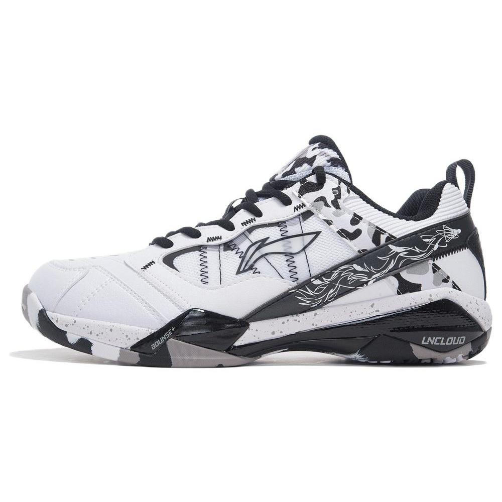 Li-Ning Invincible Ace  Standard White Black  Men s AYAR015-1 EU 37