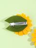 Sunflower Hair Clip for Girls Solid Polyester Hairpins Korean DIY Fashion Hairwear Handmade Hairgrips Children Hair Accessories