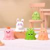 Cute Little Animal Moss Miniature Ornaments Cute Ghost Pig and Rabbit Accessories