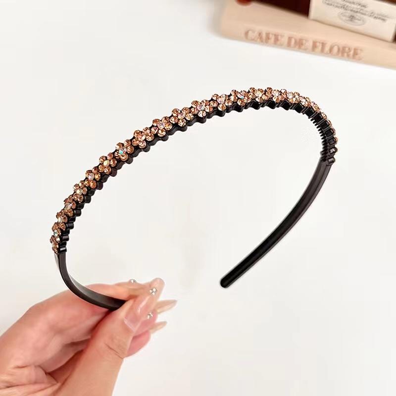 

Европейский и американский хрустальный ретро-ободок для женщин и девочек, элегантный ободок для волос для свадебной вечеринки, аксессуары для волос one size