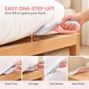 1/2/3Pcs New Ergonomic Bed Lifter Tool With Hair Removal Efficient Bed Sheet Changer Labor Saving Portable Sheet Changing Home
