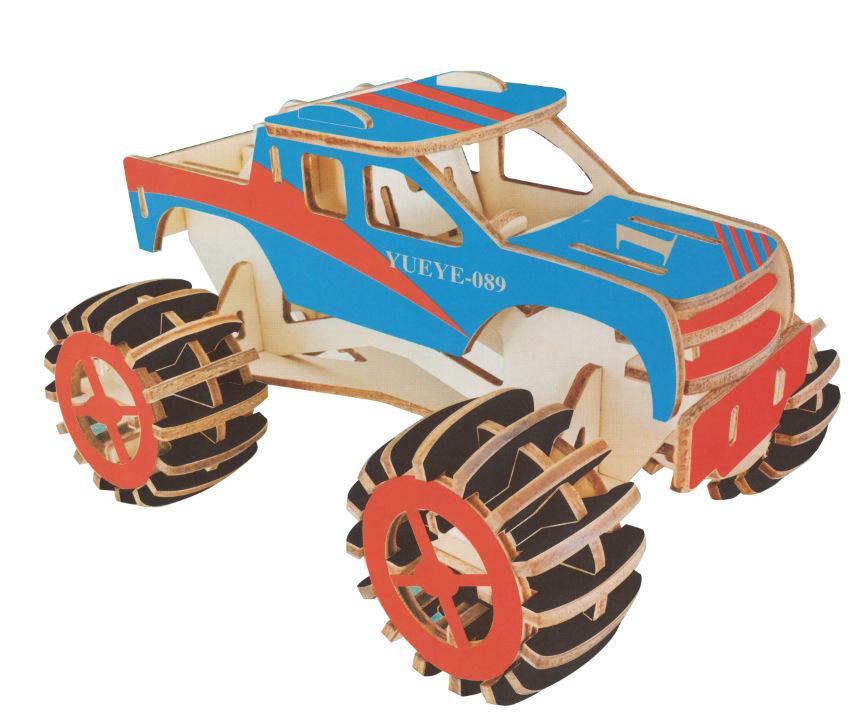 3D DIY Wooden Jigsaw Puzzle Model - Laser Cut Building Set