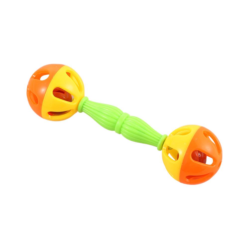 Training Double-head Interactive Bite Resistant Chewing Ball Bell Bird Toys Parrot Chew