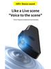 Bluetooth Clip-On Glasses Headset with Long Battery Life & Touch Controls for Versatile Use