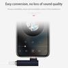Portable L-shaped Type-C Jack Audio Adapter to 3.5mm for Mobile Phones Tablets