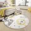 Cute Animal Round Carpet Children Room Bedroom Bedside Fluffy Soft Carpets 2024 New Thickened Soft Sofa Anti Slip Rug