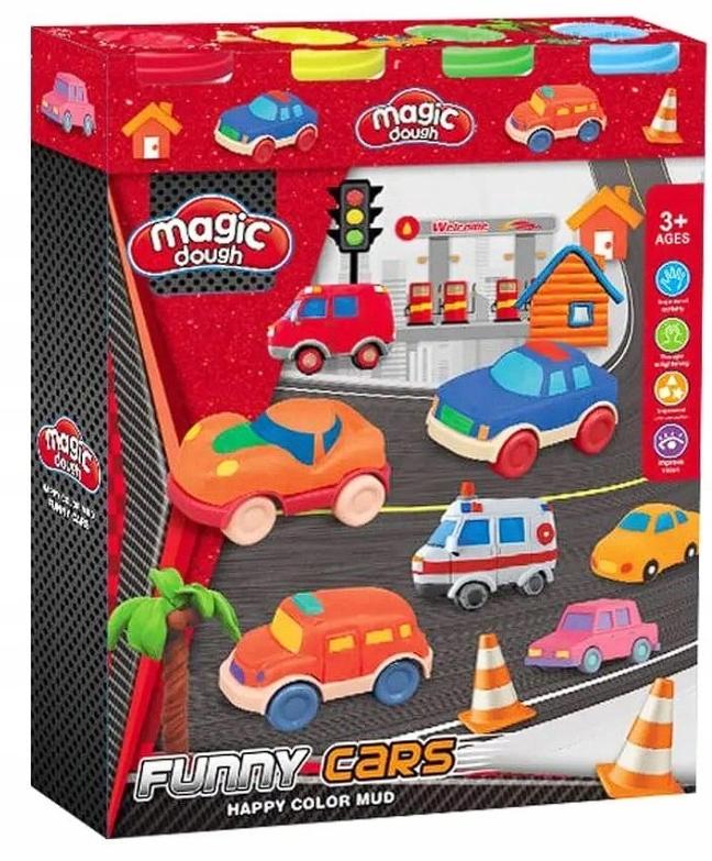 Plasticine Magic Dough Cars Set Creative Fun