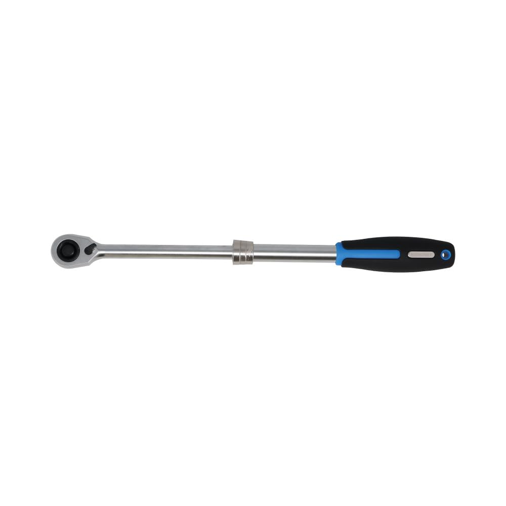 SIGNET Telescopic Ratchet 72 Overall 6 Adjustable 13582 1/2DR Handle, Gears, 260-400mm Length, Positions,