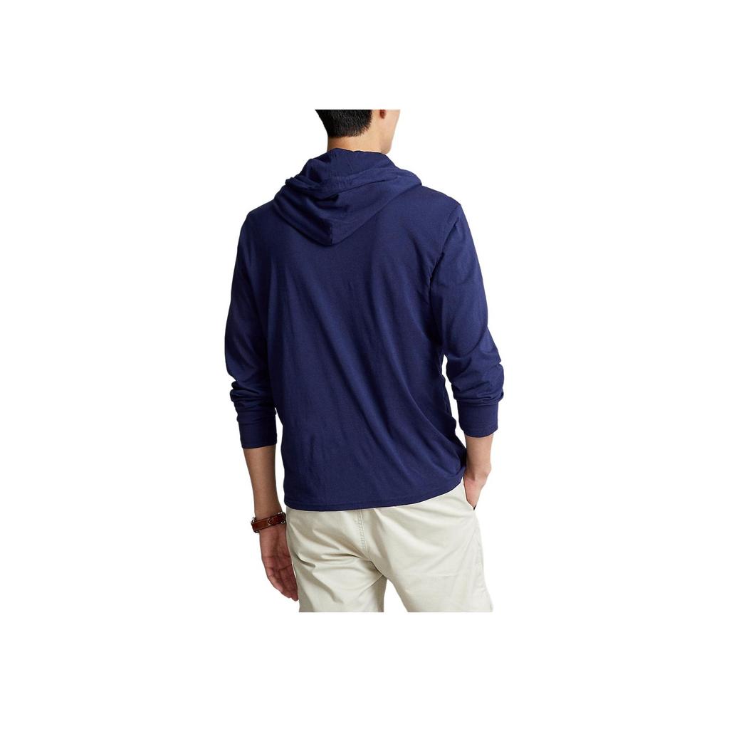 Polo Ralph Lauren SS25 Pony Logo Embroidered Long Sleeve Pullover Hoodie Men Hoodies 710768063-010
