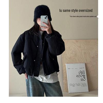 Lulu Windproof Korean Style Cotton-Padded Sports Jacket