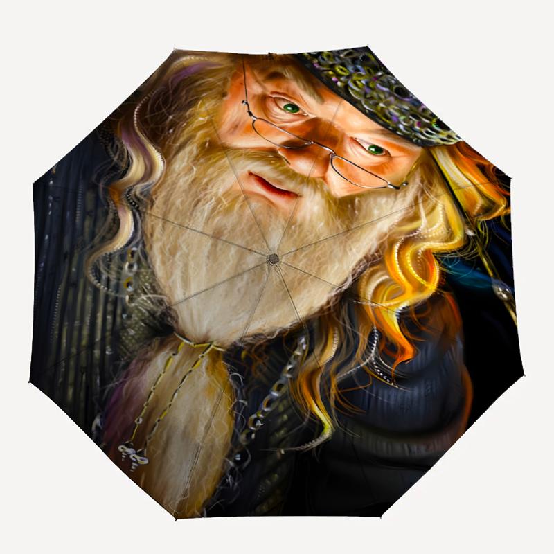 1pc H-Hogwarts Umbrella, Sun Protection, And UV Shielding. It Has Eight Sturdy Ribs for Outdoor Use And Perfect As a Holiday Gift