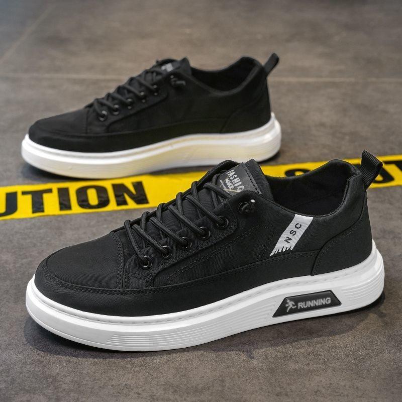 

Мужская обувь парусиновая обувь модная универсальная ленивая на одной педали повседневная обувь для скейтборда легкая дышащая тканевая обувь 41