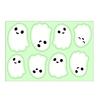 Cartoon Ghost Party Decorations Halloween Glow-in-the-Dark Wall Stickers, Cute Pumpkin Decals, Waterproof PVC Window Clings Removable Art