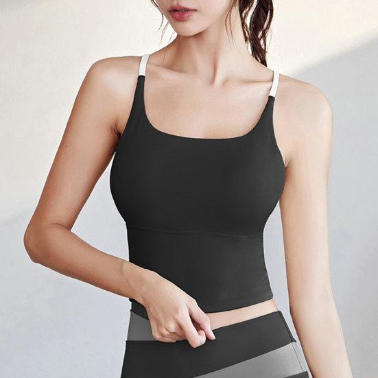 Cheap Fashion Quick Dry Shockproof Thin Gym Underwear Vest Top Sports