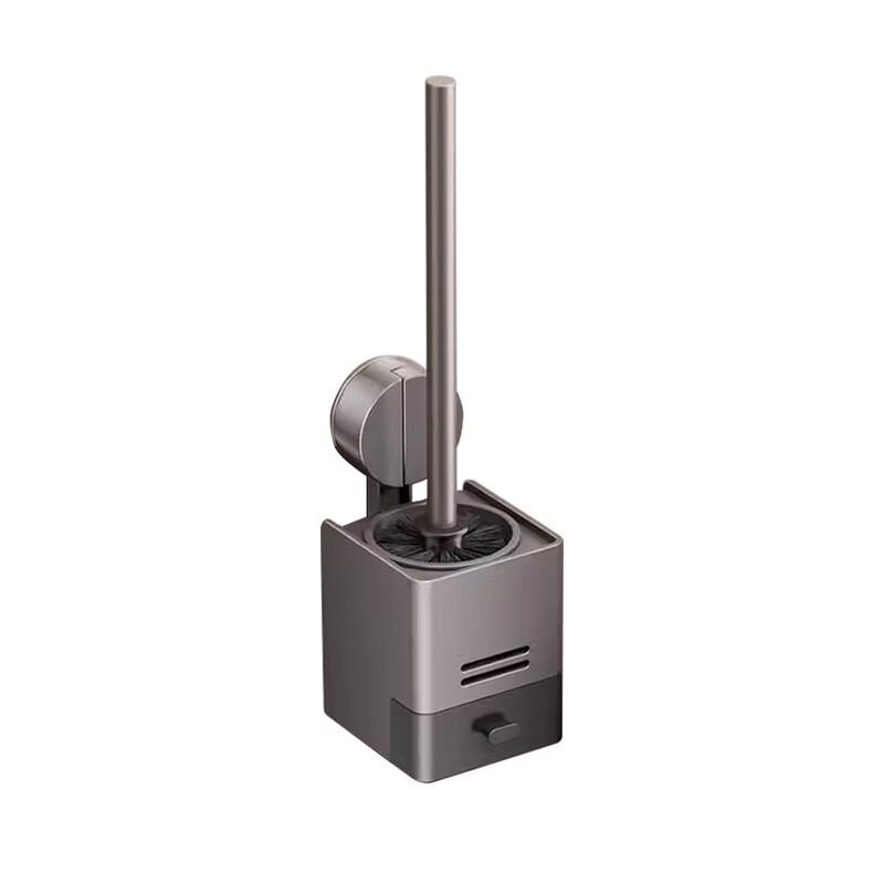 cmaos Wall-Mounted Suction Cup Toilet Brush & Holder