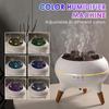 Flame Aroma Diffuser,Humidifier with Smoke Rings Effect, Large Mist Output, 7 Color LED Lights,Compact Desktop Humidifier for Home, Office, Bedroom