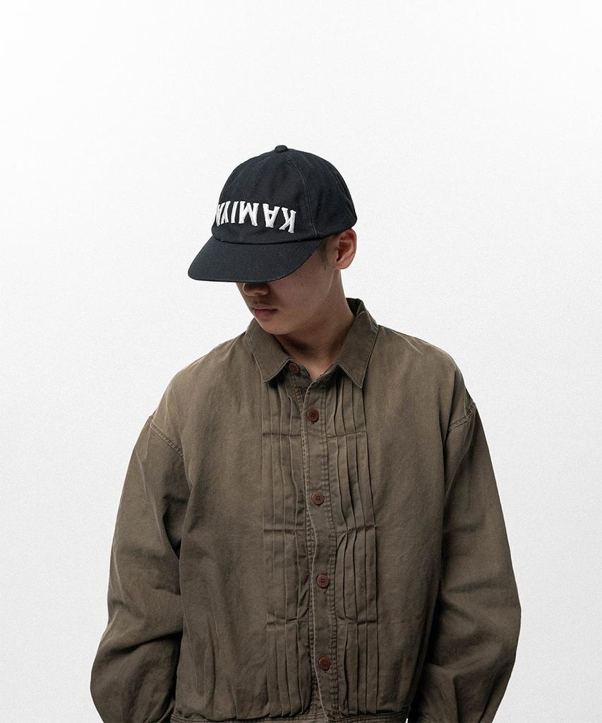 Kamiya Kamiya Upside-Down Distressed Cap - Black