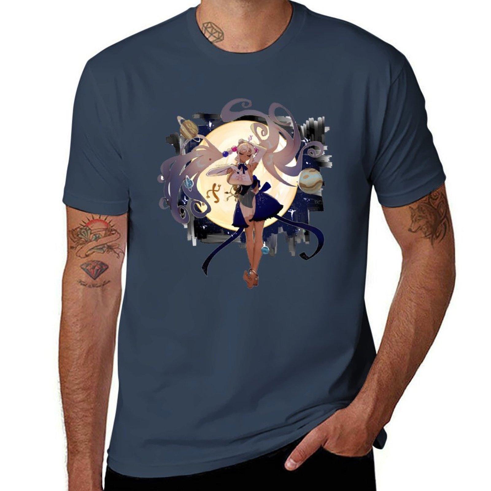 Сана ГОРЯЧИЙ графический персонаж Цукумо Сана в оверсайз! Забавная толстовка, футболки, футболка с изображением Цукумо, футболка с аниме Цукумо, футболка, рубашка, S