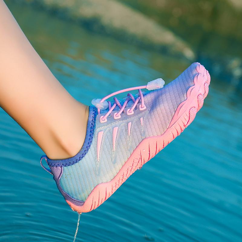 Kids Water Sports Shoes Quick Dry Beach Wading Shoes Children Sea Pool Aqua Shoes Outdoor Wading Sneakers Surfing Diving