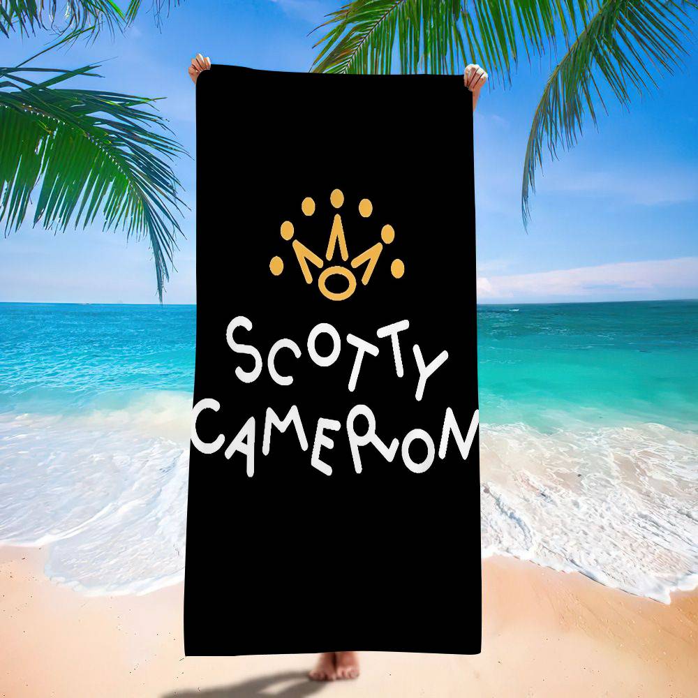 Golf S-scotty C-camerons Anime Anime Beach Swimming Towel Soft Absorbent Washcloth Children's Gifts For Kids Travel Camping Gym