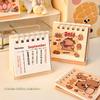 2026 Year Cartoon Capibara Desktop Mini Desk Calendar Planner Desktop Decoration Office Stationery