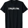 Dreamworks How To Train Your Dragon Logo Black And White T-Shirt